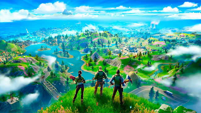 Papel pintado vinilos videojuego fortnite